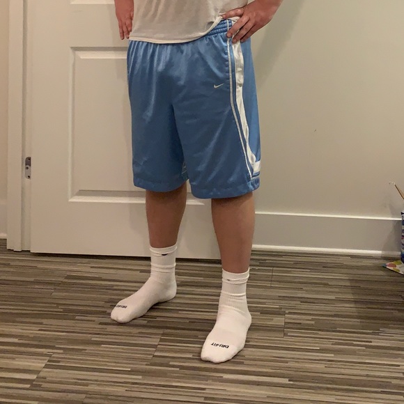 Nike Other - Nike Mens XL Light Blue Basketball Gym Shorts Used
